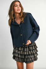 Load image into Gallery viewer, Midnight Prep Knit Cardigan – Navy
