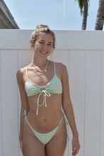 Load image into Gallery viewer, Aquamarine Ribbed Bikini Set - Juniper

