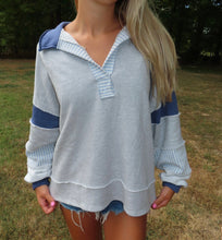 Load image into Gallery viewer, Blue Horizon Pullover - Juniper
