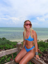 Load image into Gallery viewer, PREORDER Blue Lagoon Reversible Bikini Set - Juniper
