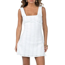 Load image into Gallery viewer, Courtney White Mini Dress - Juniper
