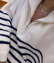 Load image into Gallery viewer, Fall Stipes Sweater - Juniper
