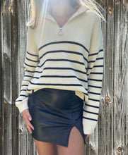 Load image into Gallery viewer, Fall Stipes Sweater - Juniper
