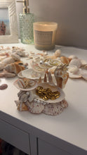 Load image into Gallery viewer, Handmade Mermaid Bath Seashell Jewelry Holder - Juniper
