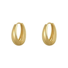 Load image into Gallery viewer, Gold Hoop Earrings
