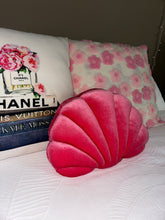 Load image into Gallery viewer, Pink Seashell Designer Bed or Couch Pillow - Juniper
