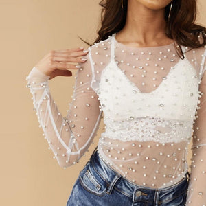 Sheer Pearl Festival Concert Top