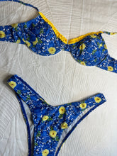 Load image into Gallery viewer, Yellow/Blue Floral Bikini - Juniper
