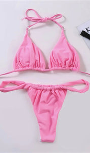 Pink Thong Bikini - Juniper