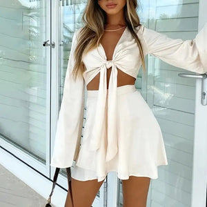 Lila Satin Set - Juniper