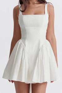 Lilly White Bow Tie Dress