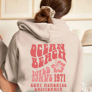 Ocean beach sweatshirt