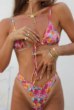 Load image into Gallery viewer, Blake Pink Floral Bikini - Juniper
