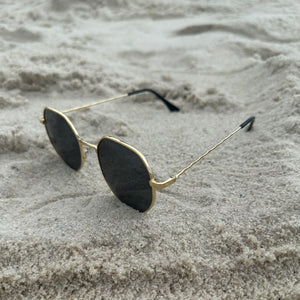 Round Gold Sunglasses - Juniper
