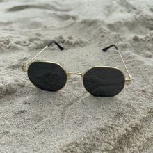 Load image into Gallery viewer, Round Gold Sunglasses - Juniper
