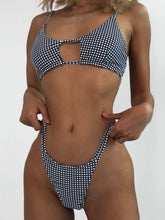 Load image into Gallery viewer, Checkered Black and White Bikini - Juniper
