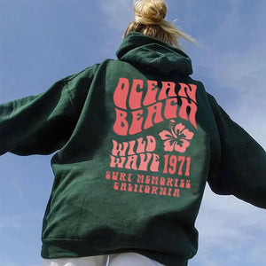 Ocean beach sweatshirt