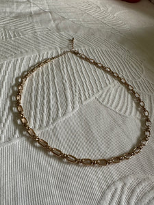 Gold Plated Chain Necklace with Extender