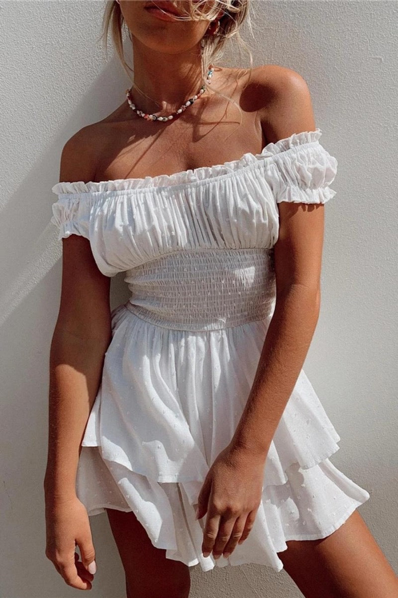 White Boho Dress Juniper White Boho Dress Juniper