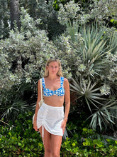 Load image into Gallery viewer, White Knit Coverup Bikini Skirt - Juniper
