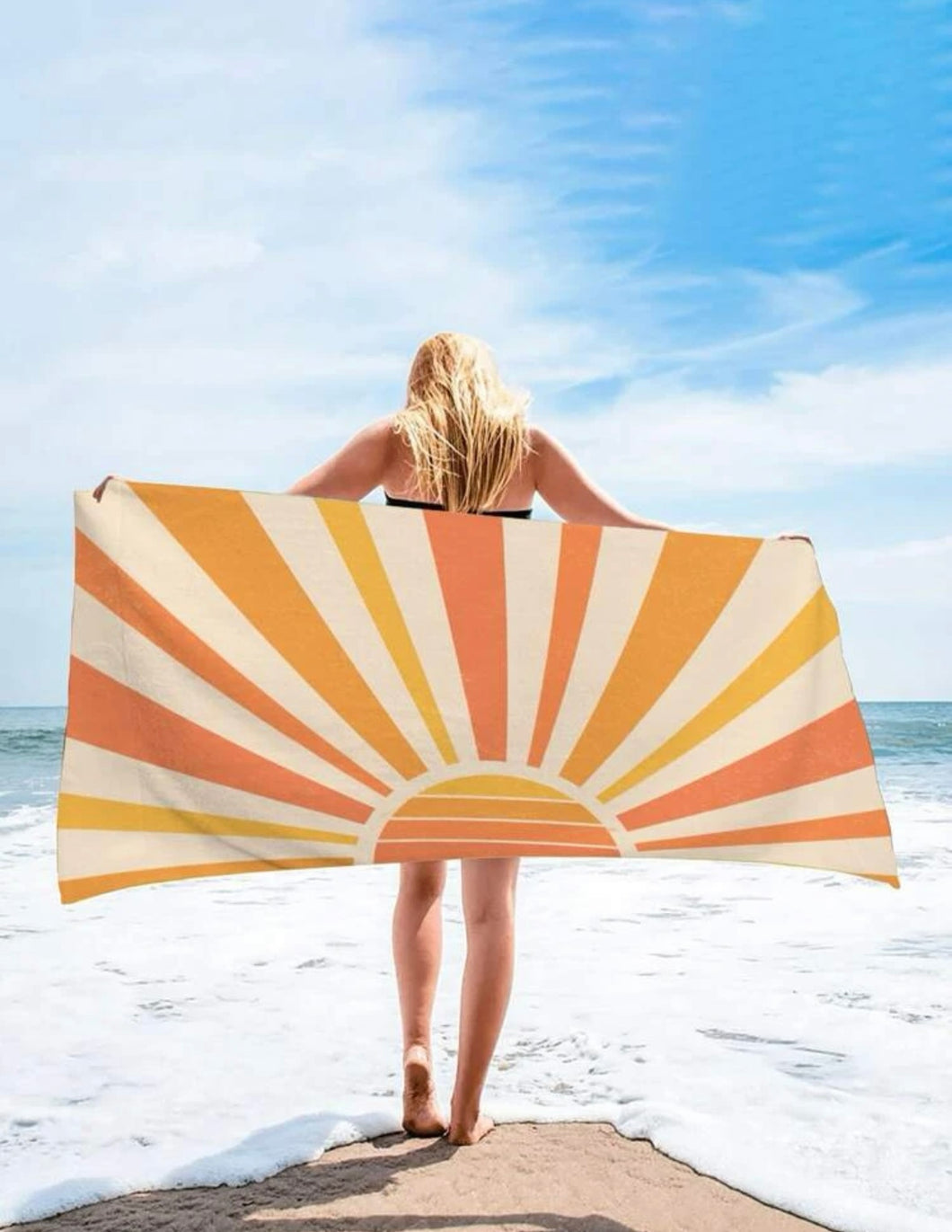 Sunset Tropical Beach Towel - Juniper
