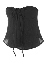 Load image into Gallery viewer, Mesh Strapless Top - Juniper
