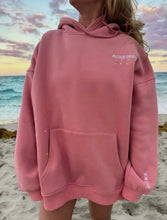 Load image into Gallery viewer, Pink Sunkissed Embroidery Beach Van Sweatshirt - Juniper
