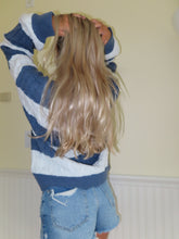 Load image into Gallery viewer, Striped Oversized Sweater - Juniper
