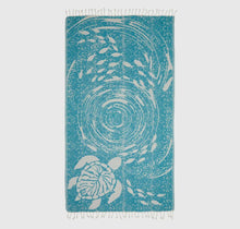 Load image into Gallery viewer, Turkish Turtle Beach Towel - Juniper
