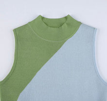 Load image into Gallery viewer, Mini Green/Blue Dress - Juniper

