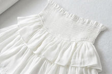 Load image into Gallery viewer, White/Black Ruffle Skirt - Juniper
