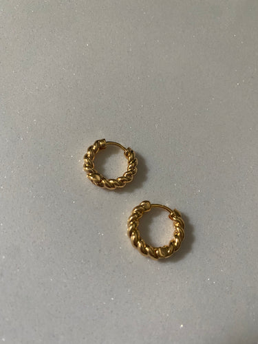 Gold Plated Hoop Huggie Earrings • Huggie Hoop Earrings • Gifts For Her • Minimalist Earrings In Sterling Silver • Best Friend Gift - Juniper