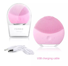 Load image into Gallery viewer, Foreo luna mini2 facial silicone facial cleansing brush,foreoing real LOGO, USB charging, waterproof, level 8 - Juniper
