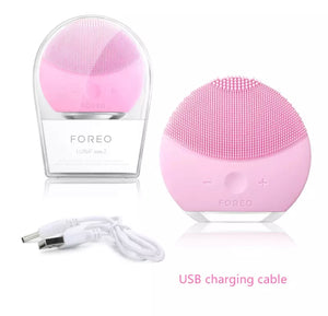 Foreo luna mini2 facial silicone facial cleansing brush,foreoing real LOGO, USB charging, waterproof, level 8 - Juniper