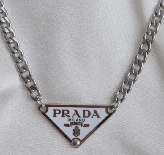 rose-appliqué choker necklace | Prada | Eraldo.com