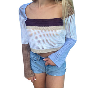 Shelby Cropped Sweater - Juniper