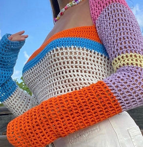 Summer Crochet Sweater - Juniper