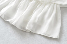 Load image into Gallery viewer, White/Black Ruffle Skirt - Juniper
