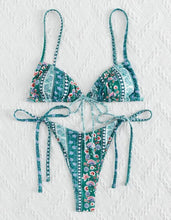 Load image into Gallery viewer, Alex Tied Bikini Set - Juniper
