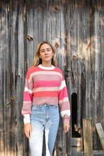 Load image into Gallery viewer, Lex Pink Striped Sweater - Juniper
